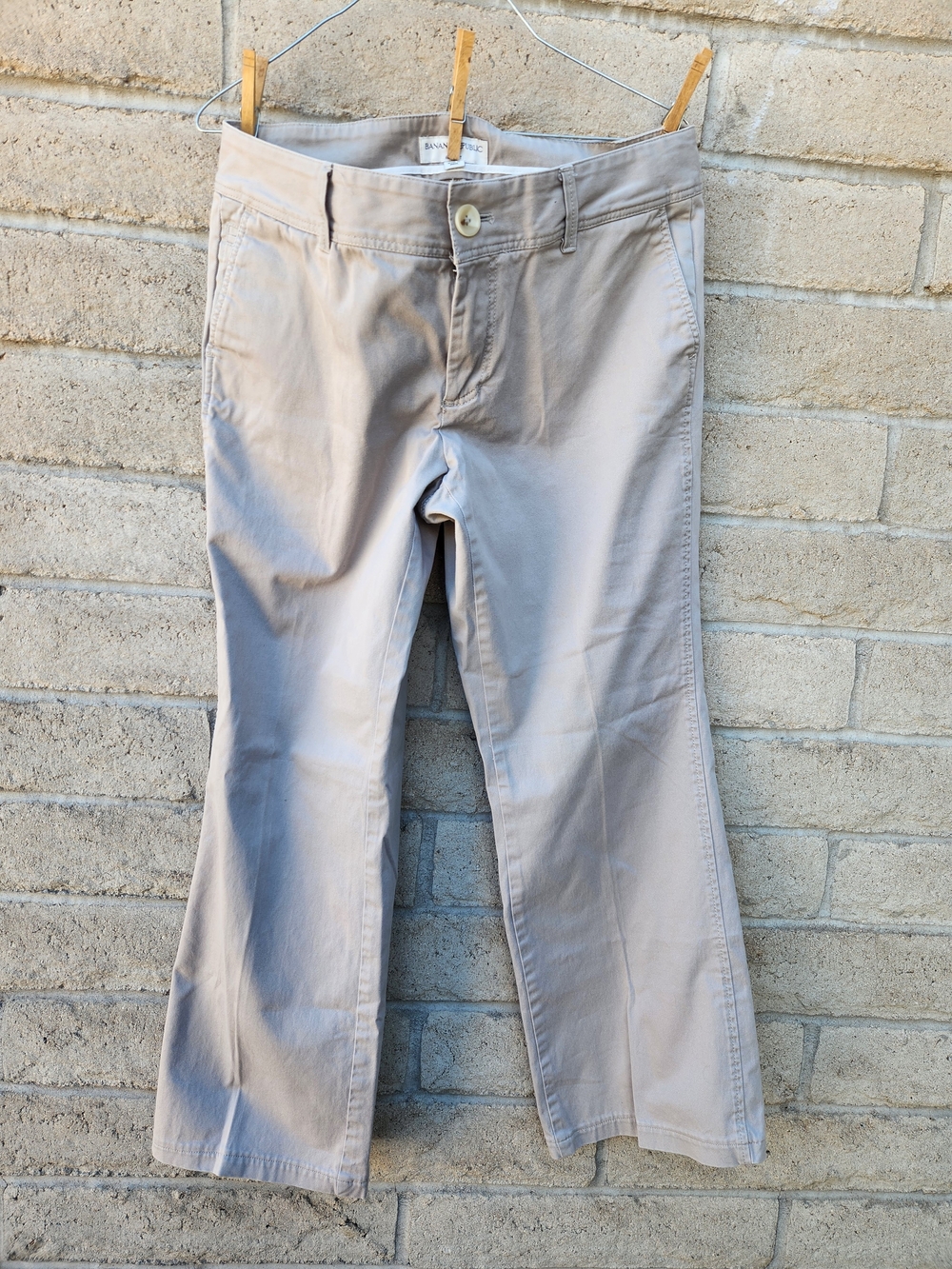 Banana Republic Womens Sz 12 Ryan Fit Khakis
